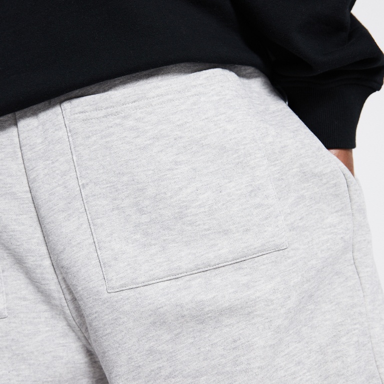 Baggy sweatshorts "Deck" Grey Melange